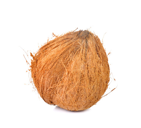 coconut  on white background