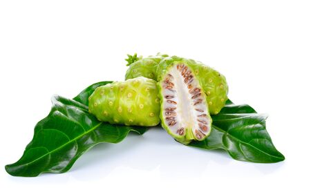 Exotic Fruit - Noni on white  backgroundの写真素材