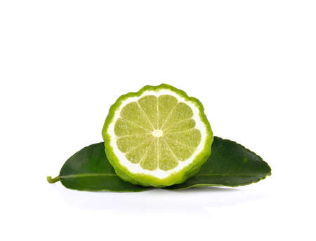 Bergamot fruit on  white background