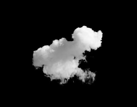 cloud on blackの写真素材