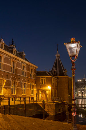 The Hague , Februari 17 2019: The Hague, The Netherlands The Little Tower, located at the Binnenhof in The Hague next to the Mauritshuis museum, has been the official office of the Prime Minister of the Netherlands since 1982. Dutch: Het Torentje The Haguのeditorial素材