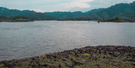 Water Reservoir at hadsompaen , Ranong ,Thailand.の写真素材