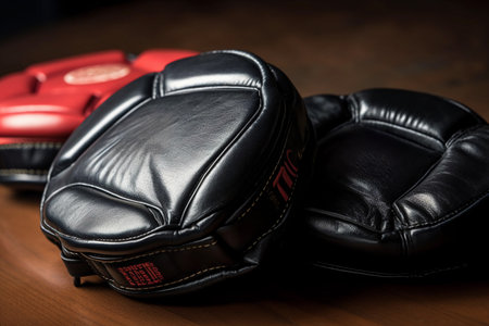 A set of focus mitts
. generative AIの素材