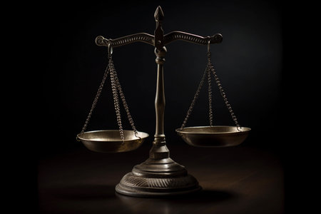 A scale of justice symbolizing the balance
. generative AIの素材