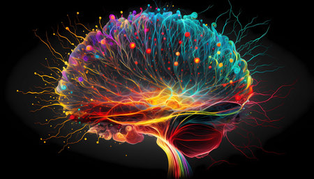 brain as a magical orb filled with constellations and celestial bodie
. generative AIの素材