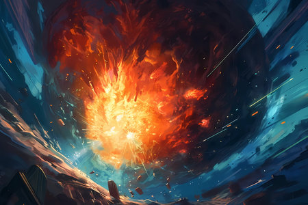 burning meteorid
. generative AIの素材