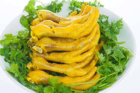 Salt-baked chicken legsの写真素材