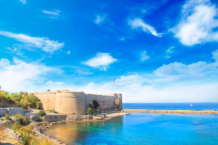 Beautiful view of Kyrenia Castle in Kyrenia (Girne), Northern Cyprusのeditorial素材