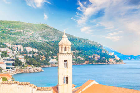 Beautiful view of the ancient city of Dubrovnik, Croatiaの写真素材