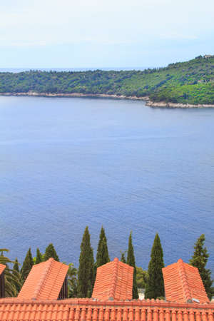 Beautiful view of the ancient city of Dubrovnik, Croatiaの写真素材