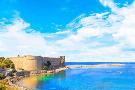 Beautiful view of Kyrenia Castle in Kyrenia (Girne), Northern Cyprusのeditorial素材