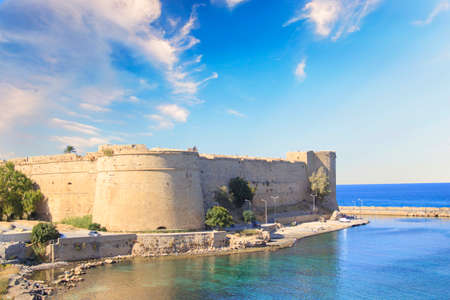 Beautiful view of Kyrenia Castle in Kyrenia (Girne), Northern Cyprusのeditorial素材