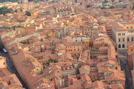 Beautiful view of the center of Bologna, Italy