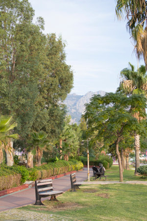 Beautiful view of the in Kemer, Turkeyの写真素材