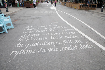Beautiful view of the streets in
Plateau-Mont-Royal in Montreal, Canada