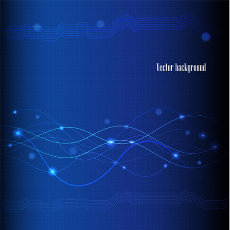 Vector image on a digital themeのイラスト素材