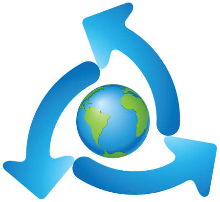 Ecological themeのイラスト素材