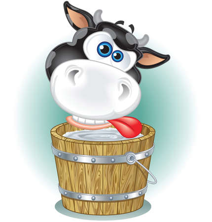 Cow Themeのイラスト素材