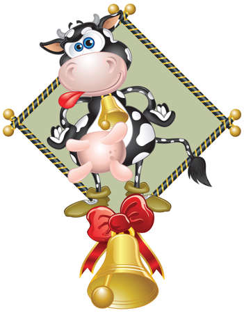 Cow Themeのイラスト素材