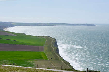 the cliffs of Cap Blanc-nezの写真素材