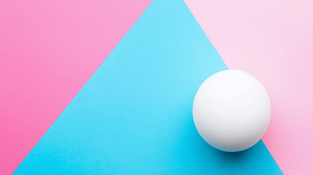 A pristine, perfectly round white sphere, exhibiting a delicate, finely textured matte surface and a soft, diffused shadow.の素材