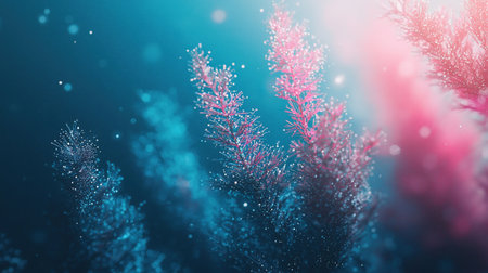 A stunning visual of a coral reef teeming with life, showcasing the beauty and diversity of the underwater world.の素材