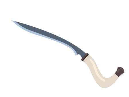 One of Indonesian traditional weapons. Precisely from the aceh tribe.のイラスト素材