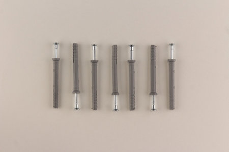 Dowels and dowel nails. Impact dowels nails. Construction and reconstruction accessories