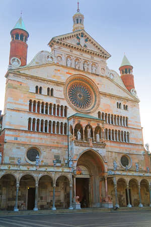 Cremona,Italy,11 september 2016.The cathedral of Cremona was built in the twelfth century. The main...