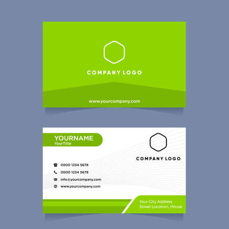 this clean business card will make you looks professionalのイラスト素材