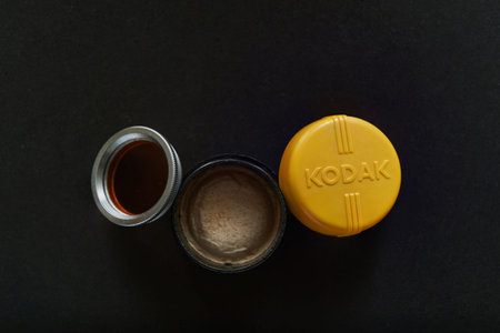 03 Oct 2015 Vintage kodak color converting filter for 8mm movie film camera kalyan near mumbai Maharashtra INDIA Asiaのeditorial素材