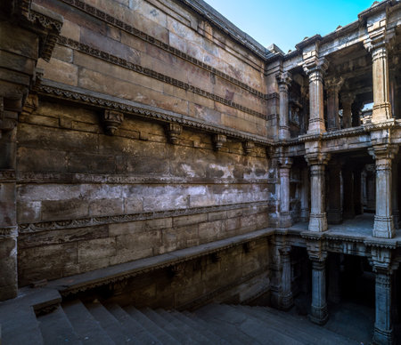 17 Jan 2017 architecture-Dada Harir Five storied Stepwell, 1866 Hindu and Islamic architecture...