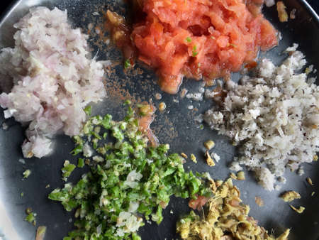 28 Jun 2020 Puneri misal Ingredients Green Chilli; Ginger; Garlic; Onion:Grated Coconutt Lokgram...
