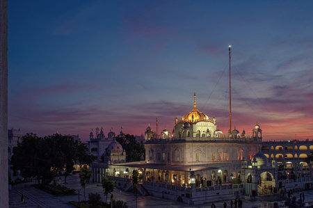 23 Dec 2010 Takhat Sachkhand Sri Hazur Abchal Nagar Sahib Gurudwara Road, Yatri Niwas Rd, Sharda Nagar, Hyder Bagh, Nanded, Maharashtra Indiaのeditorial素材