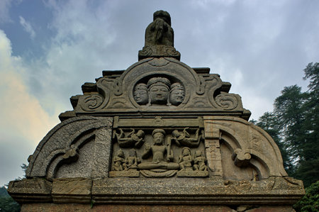 25 Nov 2009 Stone carving at Jageshwar Valley Temples, are a group of over 100 Hindu temples dated between 7th and 12th century near Almora,Uttarakhand Indiaのeditorial素材