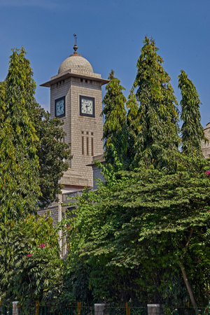 02â€”Nov-2009-hmt clock tower Bangalore corporation building ; Bangalore ; Karanataka ; India...