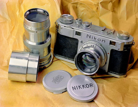 11 27 2019 Vintage 35mm Film Camera and lances studio shot Lokgram Kalyan Maharashtra India