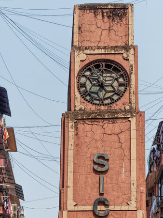 03 05 2022  Art Deco Clock Tower at Sikanagar V P Road Mumbai Maharashtra India