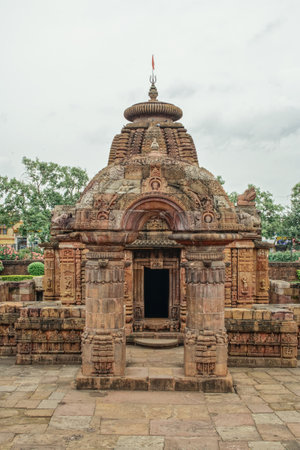 07 21 2007 Mukteshvara Temple in Bhubaneswar, Odisha, Indiaのeditorial素材