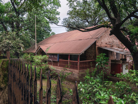 25 Jun 2019 Vintage Sub Post Office 410 102 Matheran Western Ghat Maharashtra INDIAのeditorial素材