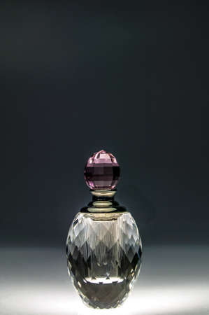Perfume Crystal Bottle in Home Lokgram Kalyan Maharashtra India.の写真素材