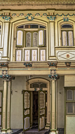 29-Apr-2015-Old house of Karmkand Pandit Siddhpur district Patan North Gujarat INDIA Asiaのeditorial素材