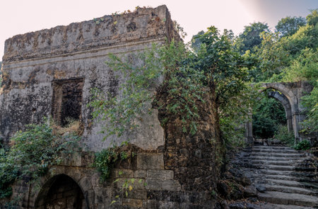 11 27 2006 Gate of Pavagadh Fort - Gujarat State in India