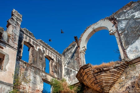 01 25 2010 Vintage Old Idargadh Fort Palace palace Idar Sabarkantha , Gujarat , India , Asia