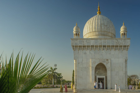 03 26 2011 Vintage Mazar e badri, also historically referred to as Bohra Hajira,Jamnagar, Gujarat, india, Asia