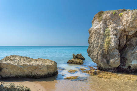 Beach of Gela. Sicilyの写真素材