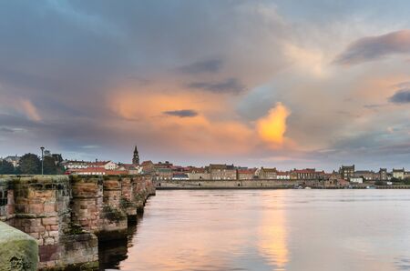 Berwick Bridge or Old Bridge is the original Tweed crossing