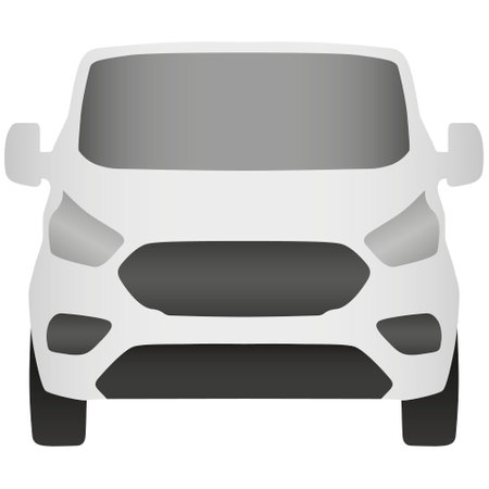 Illustration of a car on a white background. Vector illustration.のイラスト素材