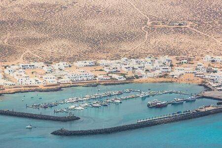 The wonderful coast of the magic island of Lanzarote in the Canary Islands (Spain)の写真素材