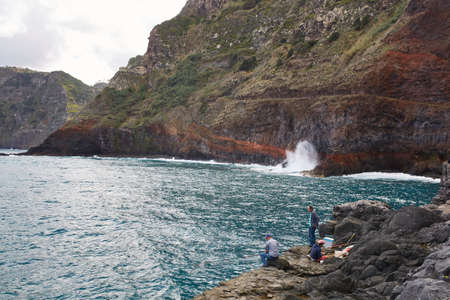 The wonderful colors of the Madeira islands in Portugal. Magnificent landscapes and natureの写真素材